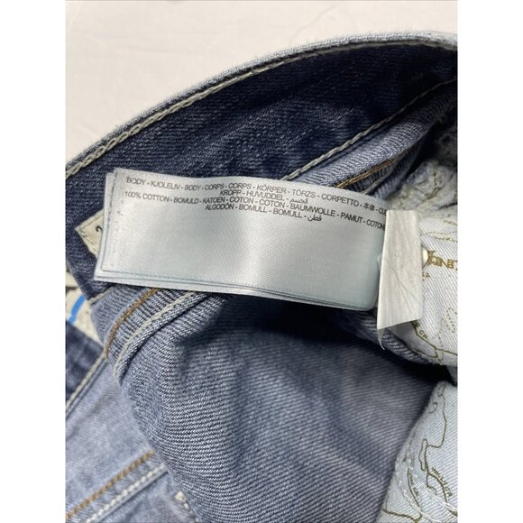 Ariat M2 Mens 32x32 Blue Denim Jeans Traditional Relaxed Bootcut 3D Garby - Picture 7 of 9